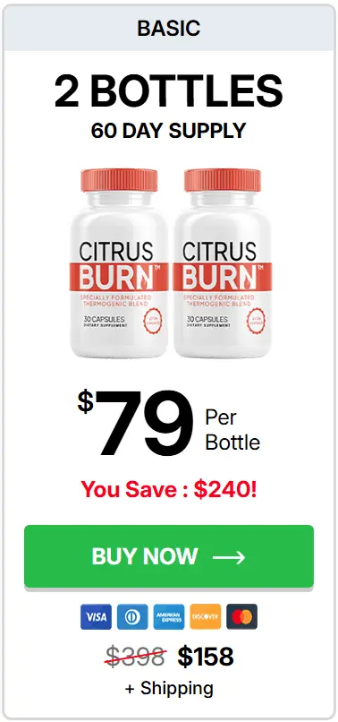 Order CitrusBurn 1 Bottle